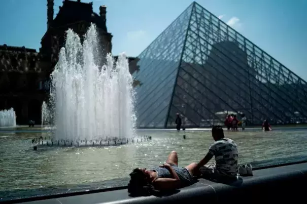 Forecasters are expecting an “unprecedented” heat wave across countries like France, Spain, and Germany this week. Credit: Kenzo Tribouillard, AFP, Getty Images