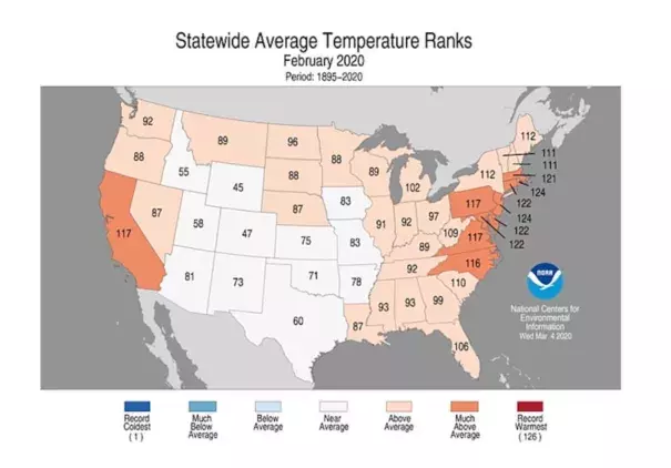 Climate change is increasing temperatures in all seasons including winter