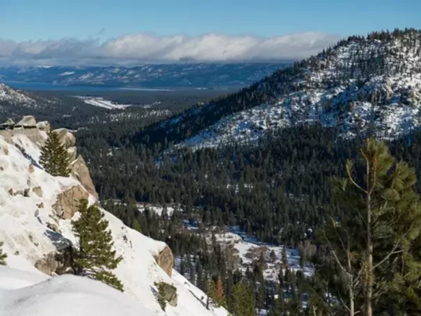 Warm and dry weather has increased concern about early snow melt in the Sierra Nevada. The U.S. Drought Monitor reported Feb. 25 that the overall trend is for the multiyear drought to continue in California. Photo: California Department of Water Resources 