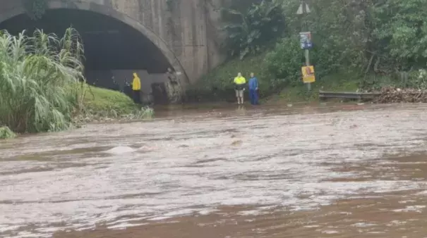 The storm wreaked havoc throughout the Durban area, 23 April 2019. Credit: Twitter