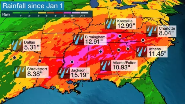 climate change is increasing extreme rainfall events