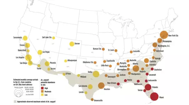 Image based on data mapped by Olga Wilhelmi, NCAR GIS program.