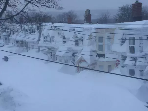 An explosive blizzard hit Newfoundland, Canada bringing heavy snow and hurricane-force winds. Credit: The Washington Post