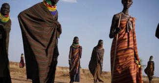 On the outskirts of Kakuma in northwestern Kenya. Always arid, the area has become hotter and drier with the onset of climate change. Photo: Joao Silva, The New York Times