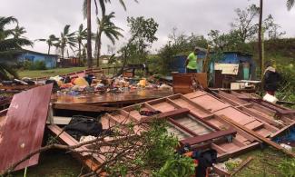 Scenes of Cyclone Winston’s destruction in Ba, Fiji. Photo: Naziah Ali, EPA