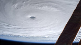 Japanese astronaut Kimiya Yui snapped this image of Super Typhoon Soudelor from the International Space Station. Photo: Via Twitter  