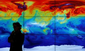 Global land and sea temperature was 1.11C warmer in April 2016 than the average temperature for April during the period 1951-1980. Photo: Stephane Mahe/Reuters