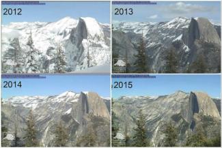 Yosemite over the years. Credit: Huffington Post