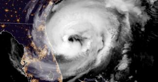 Hurricane Dorian early Wednesday morning. Credit: NOAA