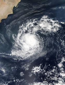 Cyclone Megh captured by NASA’s Aqua satellite on November 6th, 2015. Photo: NASA