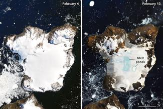 Climate change is increasing ice melt in Antarctica