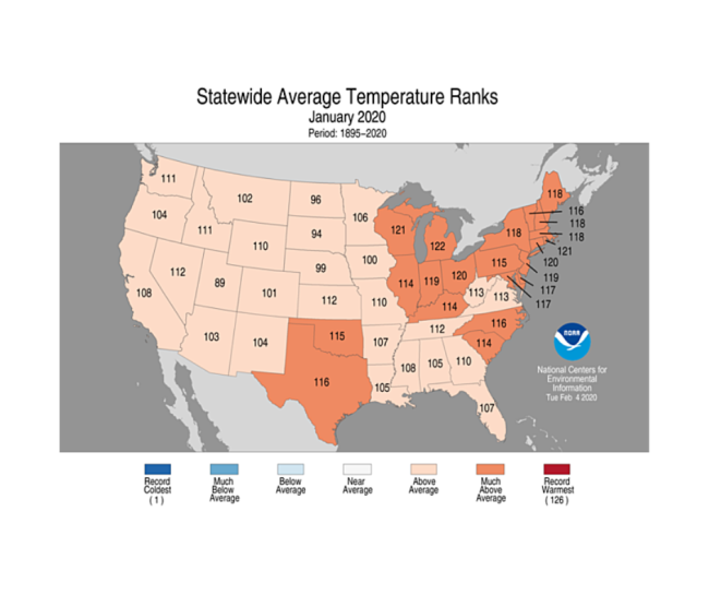 Warmest Winter in U.S. History Ever Record