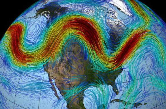 Climate Signals | Polar Vortex: How the Jet Stream and ... diagram of the greenhouse gases 